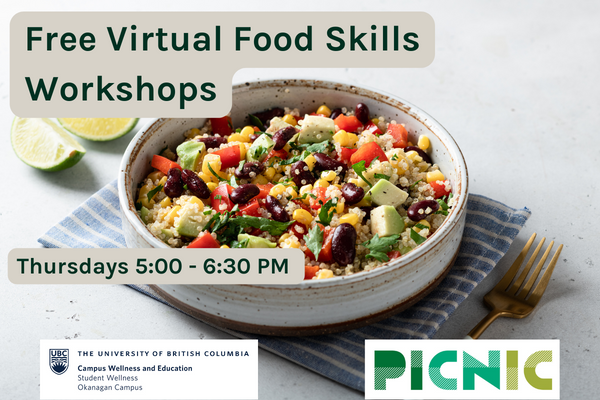 Weekly Virtual Food Skills Workshop!